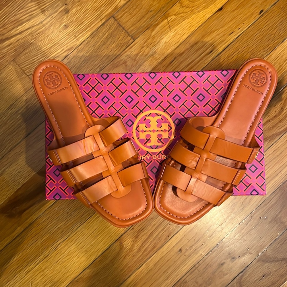Tory Burch Fisherman Slide miller calf